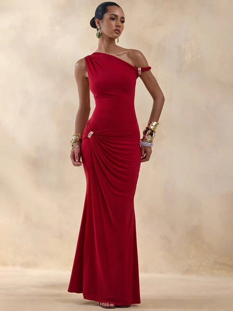 שמלת מקסי דגם זהבה